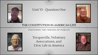 The Constitution in American Life  Spring 2024 E5 Tocqueville and Civic Life in America [upl. by Analli]