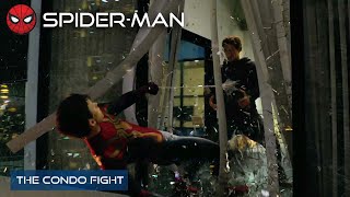 The Condo Fight Scene  SpiderMan No Way Home [upl. by Annauqahs]