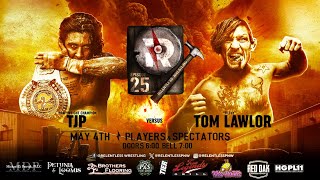 Tom Lawlor vs TJP FULL MATCH From Relentless Wrestling 25 [upl. by Yentrac]