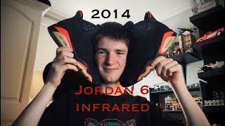 Jordan 6 infrared review on foot 2014 [upl. by Devad]