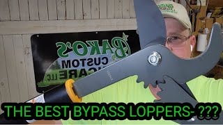 FISKARS 32INCH POWER GEAR BYPASS LOPPERS REVIEW [upl. by Hackney]