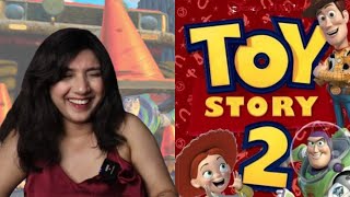 rootinest tootinest cowboy Toy Story 2 MOVIE REACTION first time watching [upl. by Eenttirb]