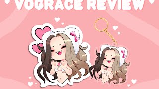 Vograce review Charm and sticker review [upl. by Hairaza226]