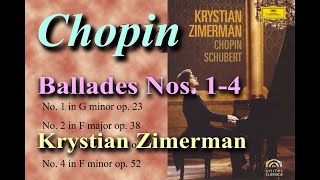 Chopin BalladesKrystian Zimerman 1987 [upl. by Hitchcock706]