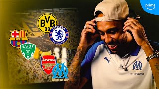 🏟️ Aubameyang analyse les AMBIANCES de ses anciens clubs [upl. by Fronniah969]