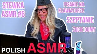 ASMR Pisanie na klawiaturze asmr asmrpopolsku asmrtyping asmrgum relaks chill sen [upl. by Heilman829]