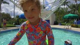 Parks in The Palm Beaches Coconut Cove Water Park Part 1 [upl. by Aihsem]