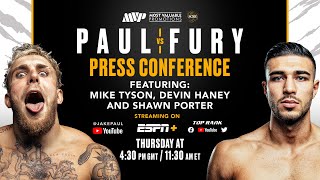 Jake Paul vs Tommy Fury  FIGHT WEEK PRESS CONFERENCE [upl. by Griffie]