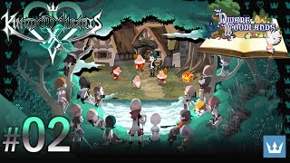 02  KINGDOM HEARTS χ chi  English Walkthrough — Dwarf Woodlands Part 1 [upl. by Tereve838]