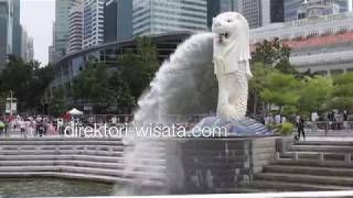 Traveling To Merlion Park The Symbol of Singapore [upl. by Dleifyar472]