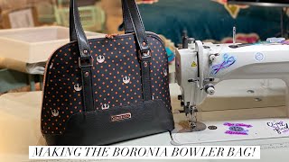 Making the Boronia Bowler Bag by Blue Calla Sewing Patterns [upl. by Etz181]