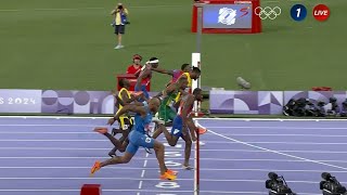 Noah Lyles Wins 100m Mens Final and its Gold for USA in Paris Olympic Games 2024 [upl. by Aikmat407]