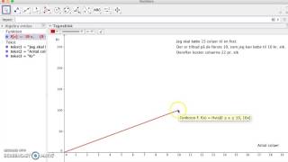 Stykkevis lineære funktioner i Geogebra [upl. by Massey]