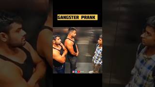 Gangster Prank in Lift 🤣gangstar shorts [upl. by Anileve164]