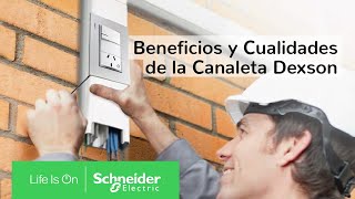 Beneficios y Cualidades de la Canaleta Dexson  Schneider Electric Latinoamérica [upl. by Cirderf138]