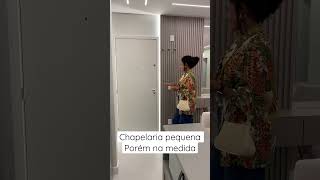 ✨CHAPELARIA PARA APARTAMENTO PEQUENO✨ designdeinteriores antesedepois arquitetamonik [upl. by Nevetse]