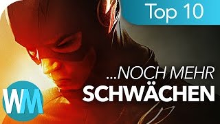 Top 10 SCHWÄCHEN der Superhelden Teil 2 [upl. by Ihp679]