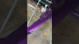 Mystic purple 💪 carshorts cartok painting paint car supra automobile restoration cars [upl. by Jurdi]