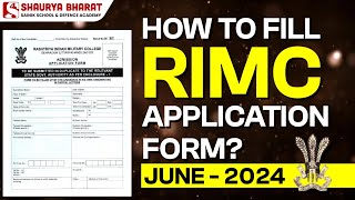 How To Fill RIMC Application Form By Shaurya Bharat [upl. by Duggan198]