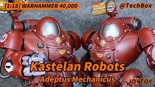 Joytoy Warhammer 40K Adeptus Mechanicus Kastelan Robots 118 scale action figure [upl. by Daphie38]