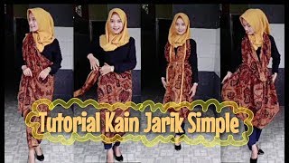 Tutorial Rok Lilit Menggunakan Kain Jarik  Four Style Easy Wear Rok Lilit [upl. by Ybot480]