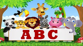 ABC ANIMALS SONG FOR CHILDREN  Music for Kids  Baby Learning Songs [upl. by Ceil441]