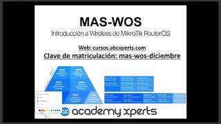 MASWOS Introducción a Wireless de MikroTik Día 1 curso 1300 a 1700 18 Diciembre 2019 [upl. by Emelun441]