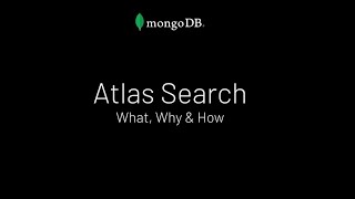 MongoDB Atlas Search Lucene Part 1  Introduction [upl. by Amar]