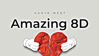 Kanye West Amazing 8D Audio ft Jeezy  USE HEADPHONES [upl. by Nellad]