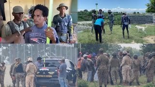 Militares de Haiti se llevan agrimensor Dominicano que estaba midiendo muro Fronterizo [upl. by Erialb]