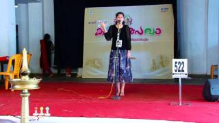 MALAYALAM RECITATION HSS GENERAL FIRST PRIZE PERFOMANCE IN KERALA STATE SCHOOL KALOLSAVAM 201516 [upl. by Llerrit807]