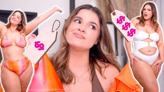 CHEAP VS EXPENSIVE SWIMWEAR SHOWDOWN 💸👙 PLUS SIZE SWIMWEAR HAUL [upl. by Oiramed]