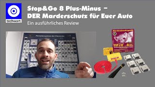 Marderschutz StopampGo 8  Ultraschall und Hochspannung mit eigener Spannungsversorgung  Review [upl. by Chaffinch]