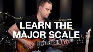 Learn The Major Scale On Guitar  Lead Guitar Lesson 3 [upl. by Orola]