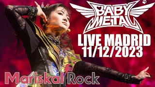 BABYMETAL ベビーメタル  quotIjime Dame Zettaiquot LIVE MADRID 2023 [upl. by Lierbag]