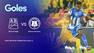 Bucaramanga vs Alianza Petrolera goles  Liga BetPlay Dimayor 2023 2  Fecha 10 [upl. by Ahsimac360]