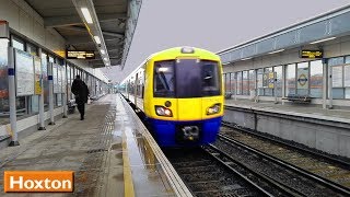 Hoxton  East London Line  London Overground  British Rail Class 378 [upl. by Ashby]