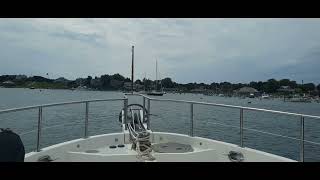 Edgartown harbor approach and mooring field [upl. by Andie]