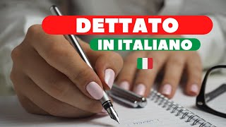 Esercizio di dettato in italiano 1 [upl. by Nauquf134]