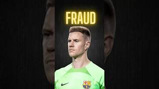 Ter Stegen is a FRAUD terstegen fcbarcelona barca futbol football soccer ucl [upl. by Jemie]