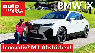 BMW iX 2021 TopReichweite patzt aber beim Laden  FahrberichtReview  auto motor und sport [upl. by Esertak]