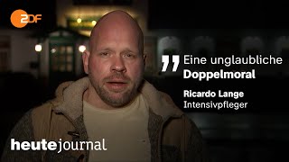 IntensivPfleger Lange quotUnglaubliche Doppelmoralquot  heutejournal short [upl. by Rezeile]