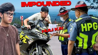 BIG BIKE ni VON na HULI IMPOUND  LAGOT AKO [upl. by Hay]