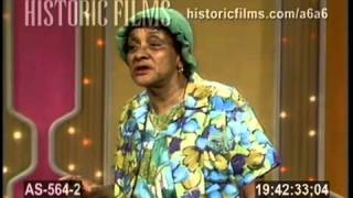 Jackie quot Moms quot Mabley performs live 1969 [upl. by Hennahane]