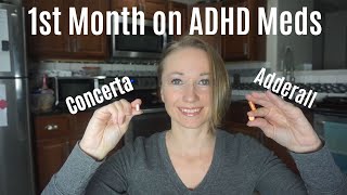 1st Month on ADHD Meds  Concerta vs Adderall [upl. by Ib29]