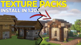 How To Download amp Install Texture Packs in Minecraft 1201 PC [upl. by Layor]