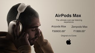 AirPods Max Clone Unboxing amp Review  Best Affordable Premium Headphone Zenpods Max [upl. by Hough167]