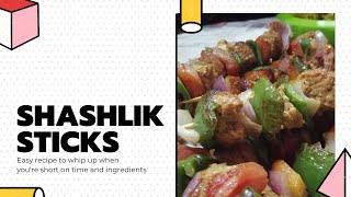 shashlik sticksshashlik banane ka tarikachicken shashlik [upl. by Hiltan]