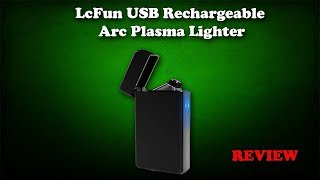 LcFun Dual Arc USB Rechargeable Plasma Lighter Review [upl. by Cahra320]