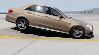 BeamNG Drive  Mercedes Benz E Class E200 Suspension Testing [upl. by Rellim]